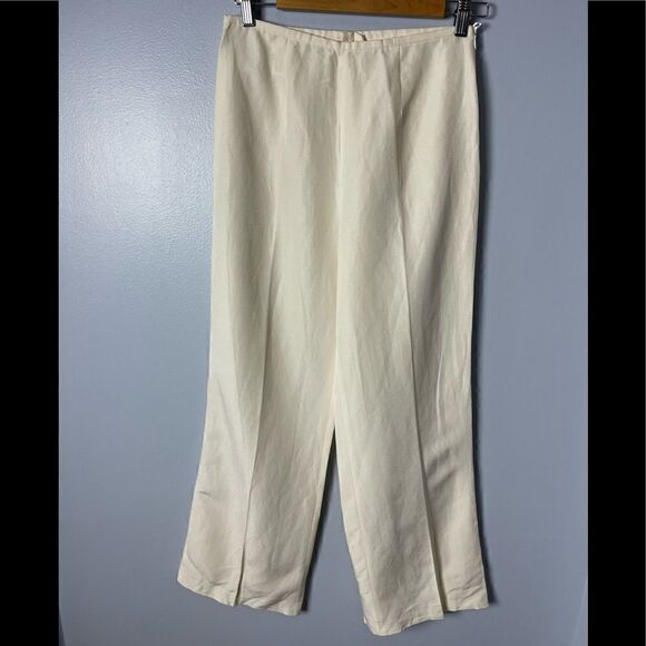 Vintage 1980’s Escada Ivory high  Waisted Trousers - Picture 1 of 6